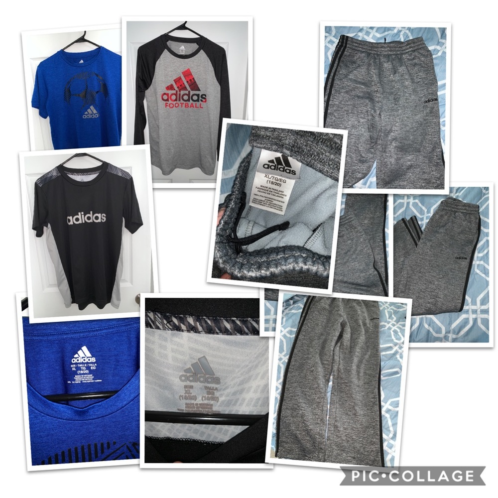 Youth boys lot 3 shirts 1 pant